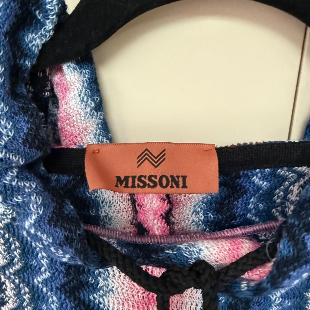 Missoni Mare Zig Zag Patterned Poncho - image 3
